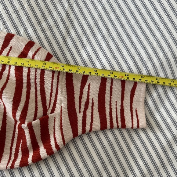 NWT Sezane Beth sweater dress zebra XS - Picture 9 of 10